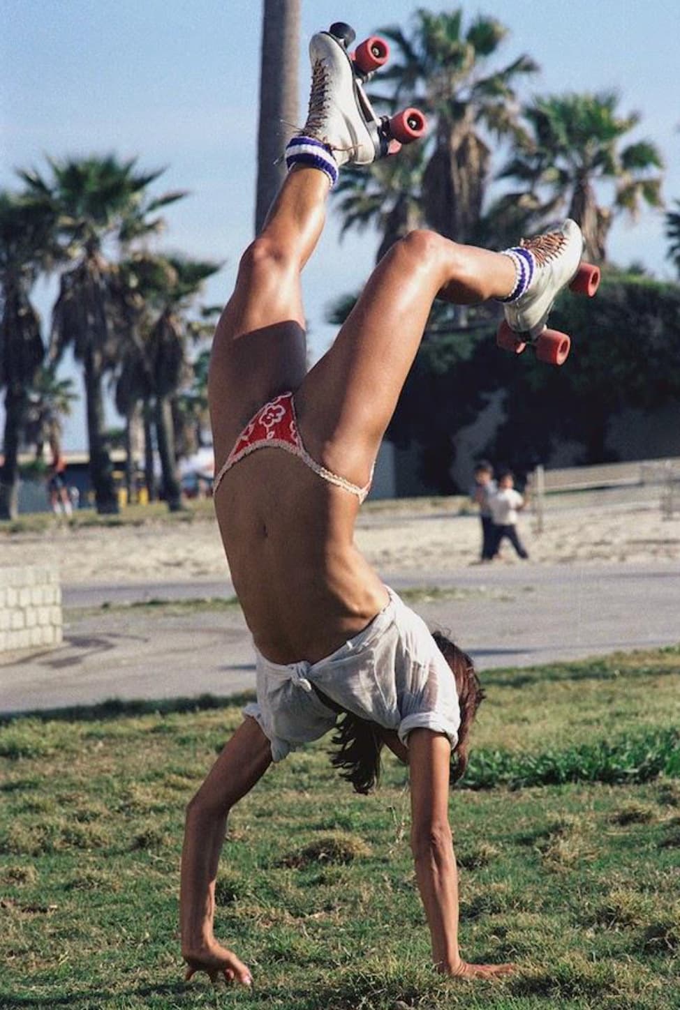 “Rollerskaters at Venice Beach, California, 1979.”